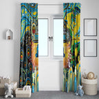 NAIDOC Week 2025 Titans Rugby Window Curtain Aboriginal Dot Painting