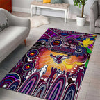 NAIDOC Week 2025 Sea Eagles Rugby Area Rug Aboriginal Dot Painting