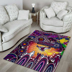 NAIDOC Week 2025 Sea Eagles Rugby Area Rug Aboriginal Dot Painting