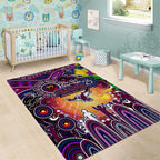 NAIDOC Week 2025 Sea Eagles Rugby Area Rug Aboriginal Dot Painting