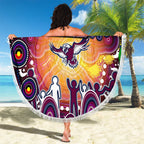 NAIDOC Week 2025 Sea Eagles Rugby Beach Blanket Aboriginal Dot Painting