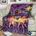 NAIDOC Week 2025 Sea Eagles Rugby Blanket Aboriginal Dot Painting