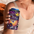 NAIDOC Week 2025 Sea Eagles Rugby 4 in 1 Can Cooler Tumbler Aboriginal Dot Painting