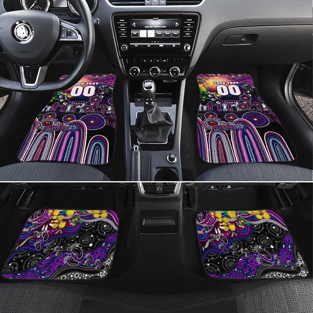 NAIDOC Week 2025 Sea Eagles Rugby Car Mats Aboriginal Dot Painting