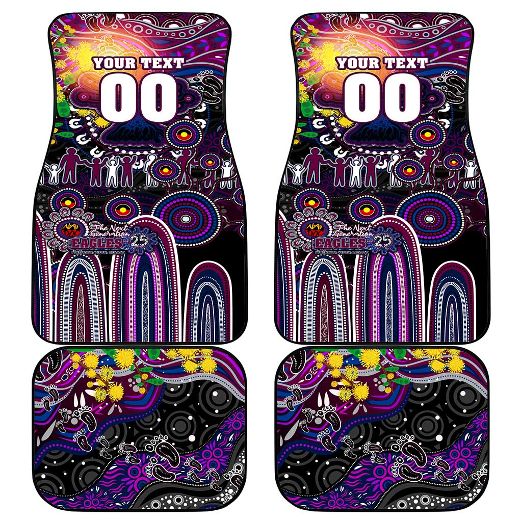 NAIDOC Week 2025 Sea Eagles Rugby Car Mats Aboriginal Dot Painting