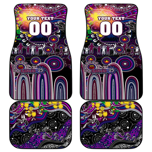 NAIDOC Week 2025 Sea Eagles Rugby Car Mats Aboriginal Dot Painting