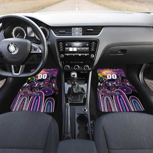 NAIDOC Week 2025 Sea Eagles Rugby Car Mats Aboriginal Dot Painting