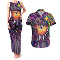 Personalised NAIDOC Week 2025 Sea Eagles Rugby Couples Matching Tank Maxi Dress and Hawaiian Shirt Aboriginal Dot Painting