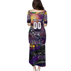 Personalised NAIDOC Week 2025 Sea Eagles Rugby Family Matching Puletasi and Hawaiian Shirt Aboriginal Dot Painting