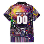 Personalised NAIDOC Week 2025 Sea Eagles Rugby Family Matching Summer Maxi Dress and Hawaiian Shirt Aboriginal Dot Painting