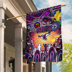 NAIDOC Week 2025 Sea Eagles Rugby Garden Flag Aboriginal Dot Painting