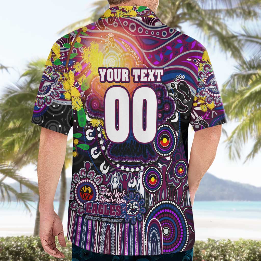 Personalised NAIDOC Week 2025 Sea Eagles Rugby Hawaiian Shirt Aboriginal Dot Painting