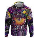 Personalised NAIDOC Week 2025 Sea Eagles Rugby Hoodie Aboriginal Dot Painting