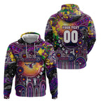 Personalised NAIDOC Week 2025 Sea Eagles Rugby Hoodie Aboriginal Dot Painting