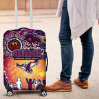 NAIDOC Week 2025 Sea Eagles Rugby Luggage Cover Aboriginal Dot Painting