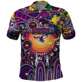 Personalised NAIDOC Week 2025 Sea Eagles Rugby Polo Shirt Aboriginal Dot Painting