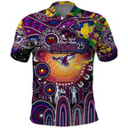 Personalised NAIDOC Week 2025 Sea Eagles Rugby Polo Shirt Aboriginal Dot Painting