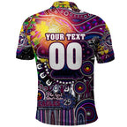 Personalised NAIDOC Week 2025 Sea Eagles Rugby Polo Shirt Aboriginal Dot Painting