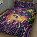 NAIDOC Week 2025 Sea Eagles Rugby Quilt Bed Set Aboriginal Dot Painting