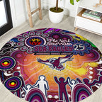 NAIDOC Week 2025 Sea Eagles Rugby Round Carpet Aboriginal Dot Painting