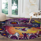 NAIDOC Week 2025 Sea Eagles Rugby Round Carpet Aboriginal Dot Painting