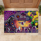 NAIDOC Week 2025 Sea Eagles Rugby Rubber Doormat Aboriginal Dot Painting