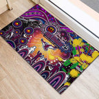 NAIDOC Week 2025 Sea Eagles Rugby Rubber Doormat Aboriginal Dot Painting