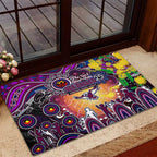 NAIDOC Week 2025 Sea Eagles Rugby Rubber Doormat Aboriginal Dot Painting