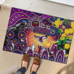 NAIDOC Week 2025 Sea Eagles Rugby Rubber Doormat Aboriginal Dot Painting