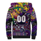 Personalised NAIDOC Week 2025 Sea Eagles Rugby Sherpa Hoodie Aboriginal Dot Painting