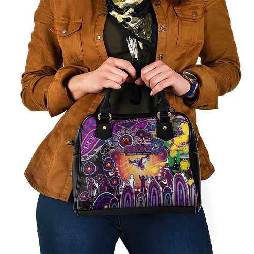 NAIDOC Week 2025 Sea Eagles Rugby Shoulder Handbag Aboriginal Dot Painting