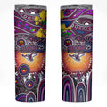 NAIDOC Week 2025 Sea Eagles Rugby Skinny Tumbler Aboriginal Dot Painting