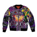 Personalised NAIDOC Week 2025 Sea Eagles Rugby Sleeve Zip Bomber Jacket Aboriginal Dot Painting
