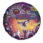NAIDOC Week 2025 Sea Eagles Rugby Spare Tire Cover Aboriginal Dot Painting