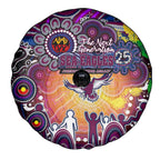 NAIDOC Week 2025 Sea Eagles Rugby Spare Tire Cover Aboriginal Dot Painting
