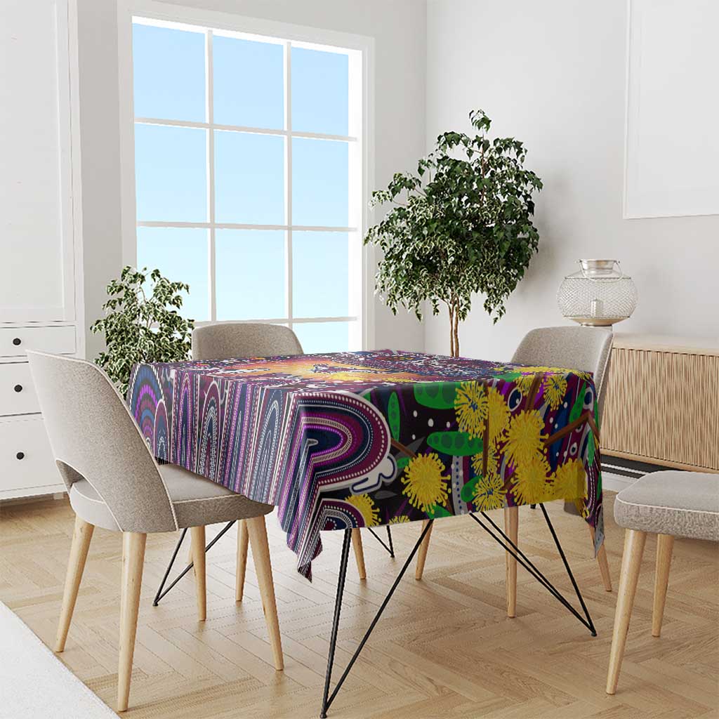 NAIDOC Week 2025 Sea Eagles Rugby Tablecloth Aboriginal Dot Painting