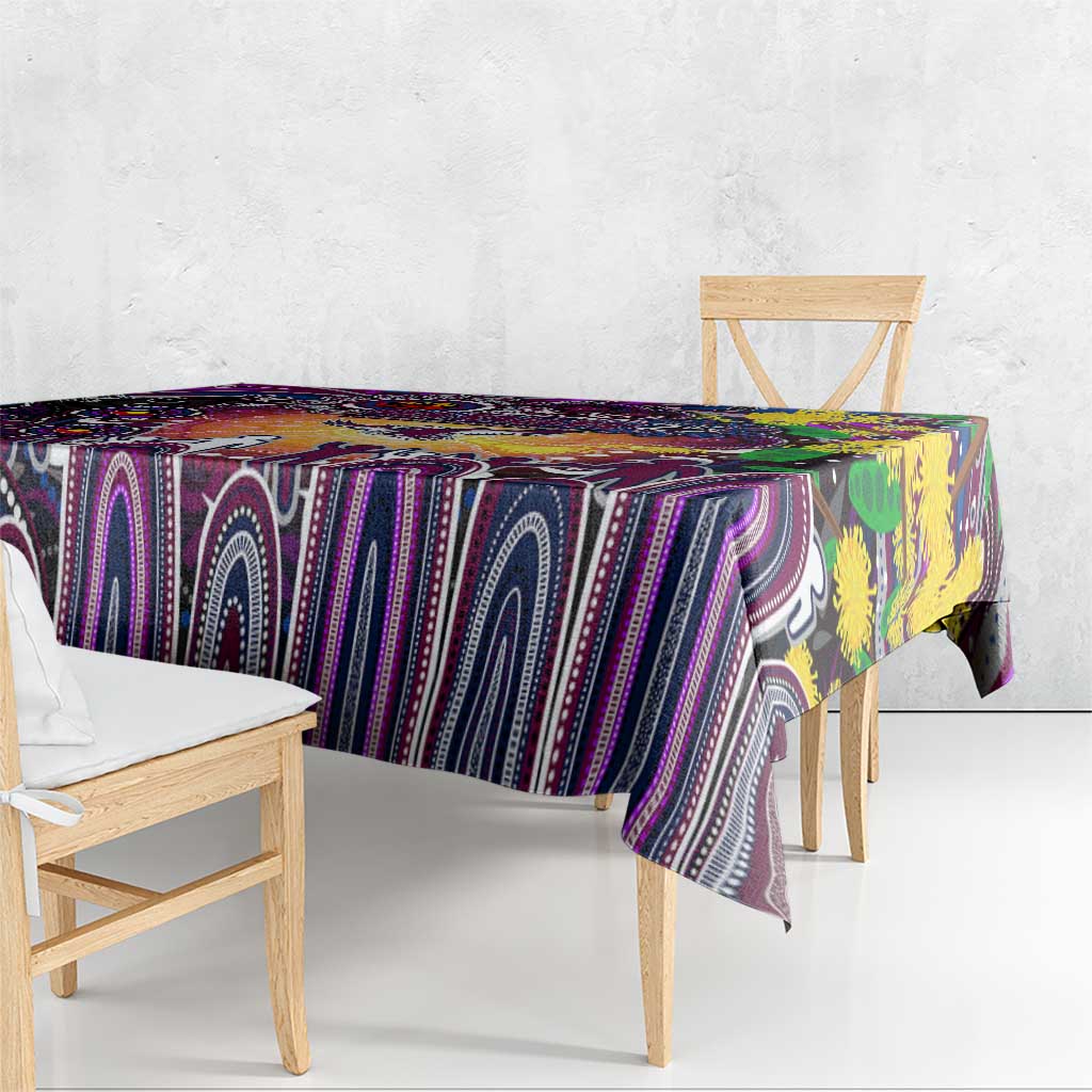 NAIDOC Week 2025 Sea Eagles Rugby Tablecloth Aboriginal Dot Painting