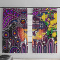 NAIDOC Week 2025 Sea Eagles Rugby Window Curtain Aboriginal Dot Painting