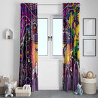 NAIDOC Week 2025 Sea Eagles Rugby Window Curtain Aboriginal Dot Painting
