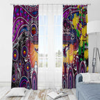 NAIDOC Week 2025 Sea Eagles Rugby Window Curtain Aboriginal Dot Painting