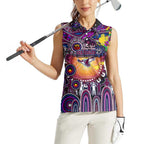 Personalised NAIDOC Week 2025 Sea Eagles Rugby Women Sleeveless Polo Shirt Aboriginal Dot Painting