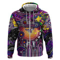 Personalised NAIDOC Week 2025 Sea Eagles Rugby Zip Hoodie Aboriginal Dot Painting