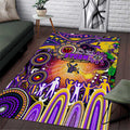 NAIDOC Week 2025 Storm Rugby Area Rug Aboriginal Dot Painting