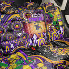 NAIDOC Week 2025 Storm Rugby Back Car Seat Cover Aboriginal Dot Painting