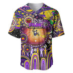 Personalised NAIDOC Week 2025 Storm Rugby Baseball Jersey Aboriginal Dot Painting