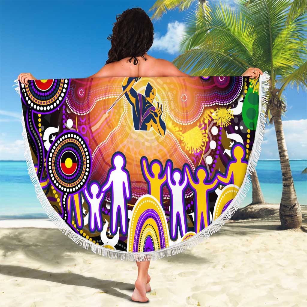 NAIDOC Week 2025 Storm Rugby Beach Blanket Aboriginal Dot Painting