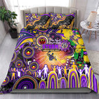 NAIDOC Week 2025 Storm Rugby Bedding Set Aboriginal Dot Painting