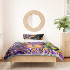 NAIDOC Week 2025 Storm Rugby Bedding Set Aboriginal Dot Painting