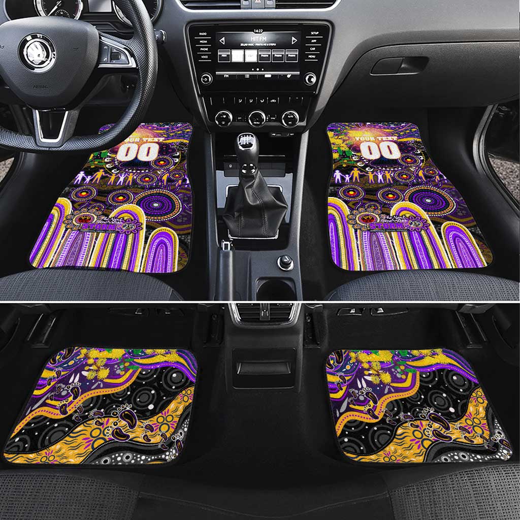 NAIDOC Week 2025 Storm Rugby Car Mats Aboriginal Dot Painting
