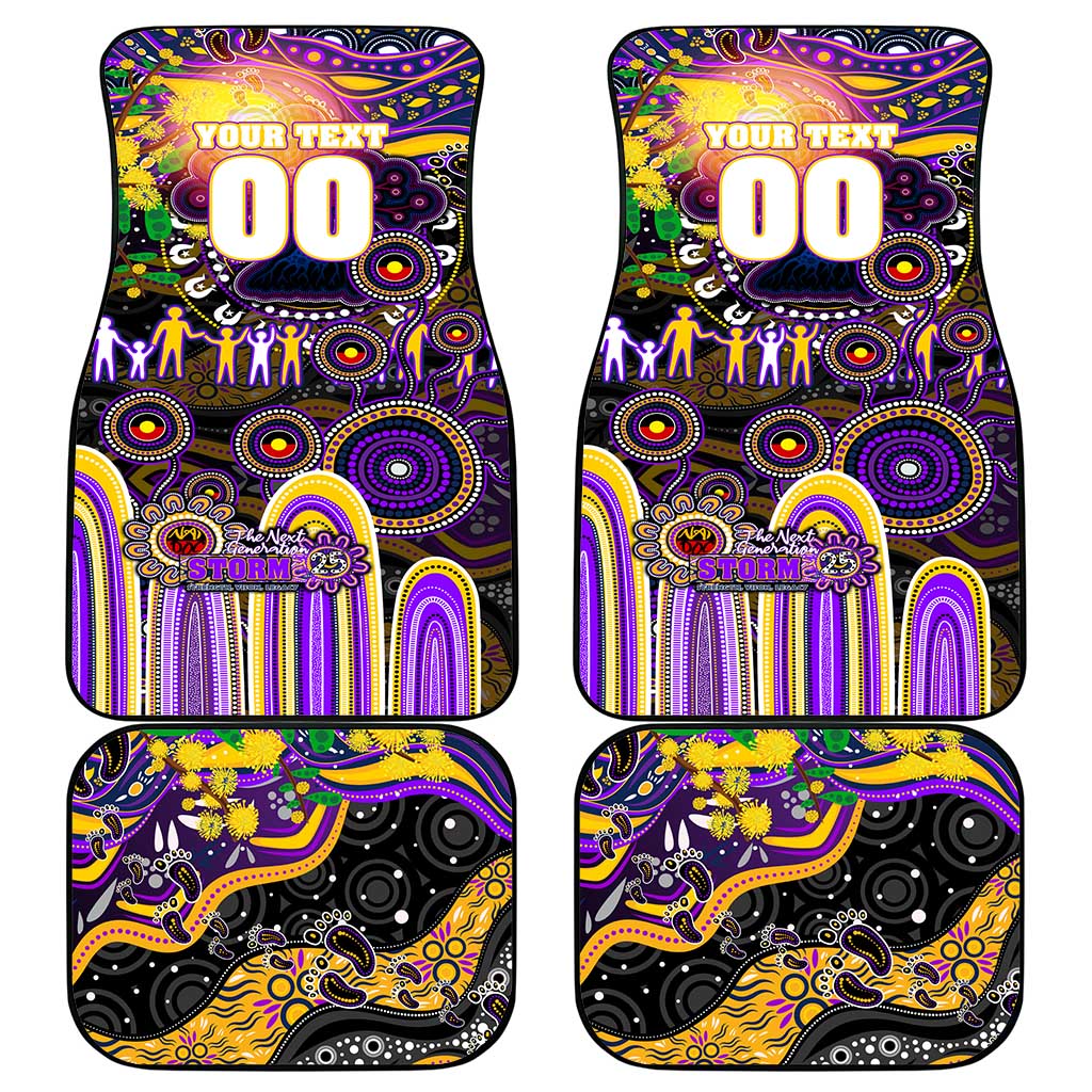 NAIDOC Week 2025 Storm Rugby Car Mats Aboriginal Dot Painting